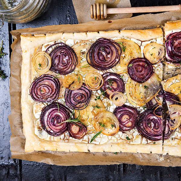 Goat Cheese and Onion Tart