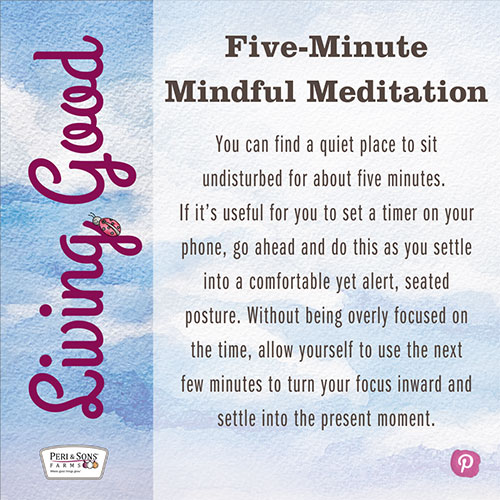 Five Minute Mindful Meditation