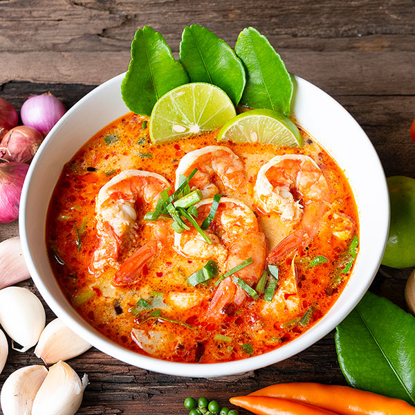 Easy Hot and Sour Thai Shrimp Soup