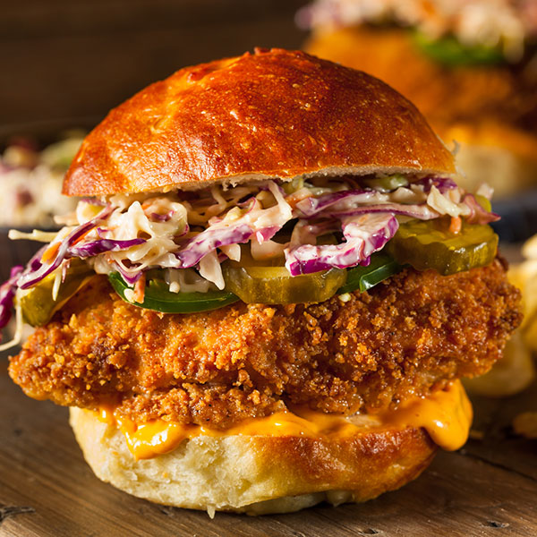 Southern-style Fried Chicken Sandwiches