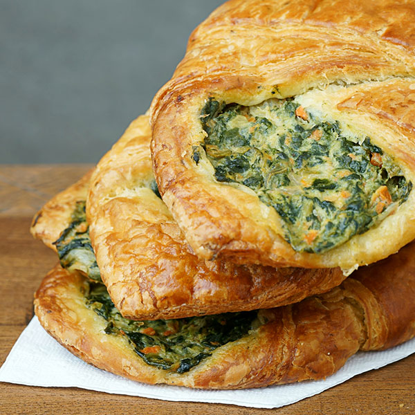 Spinach and Cheese Croissants