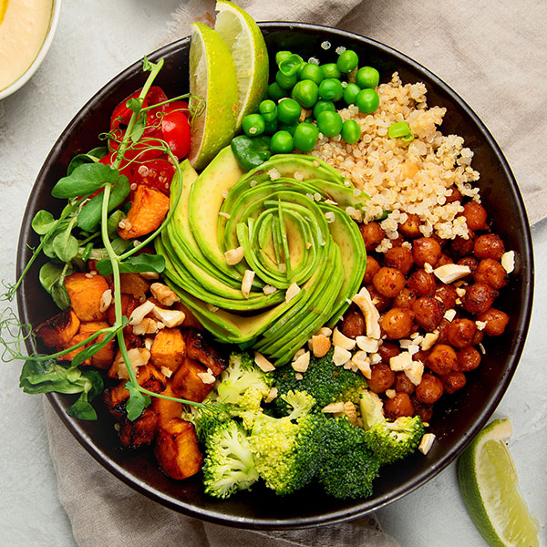 Sweet and Spicy Buddha Bowls