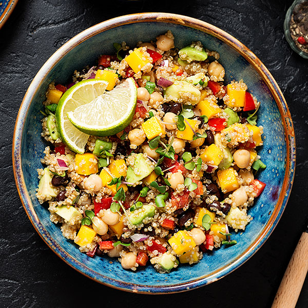Quinoa Salad with Mangoes, Avocado and Chiles