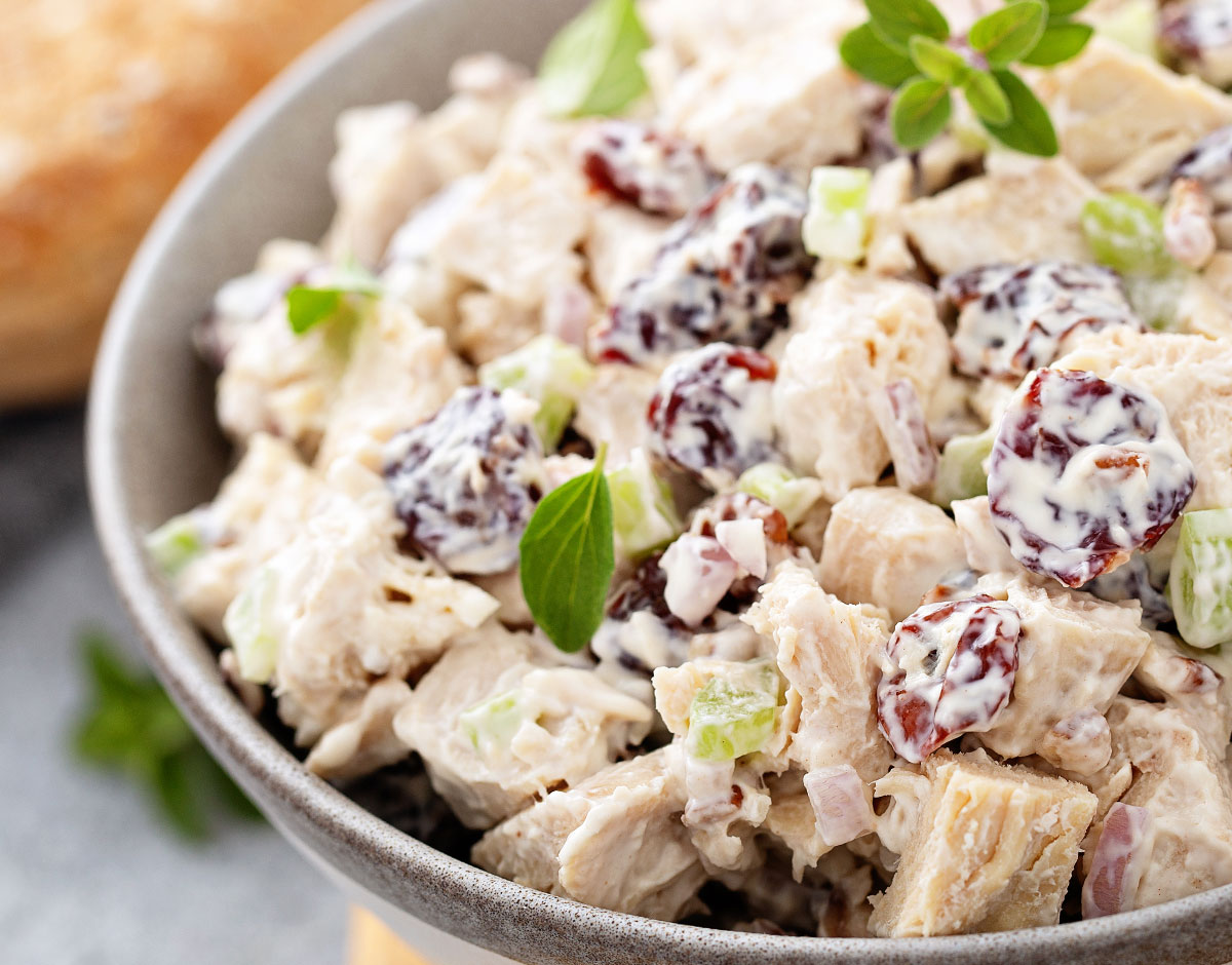 Easy Chicken Salad with Dried Cherries