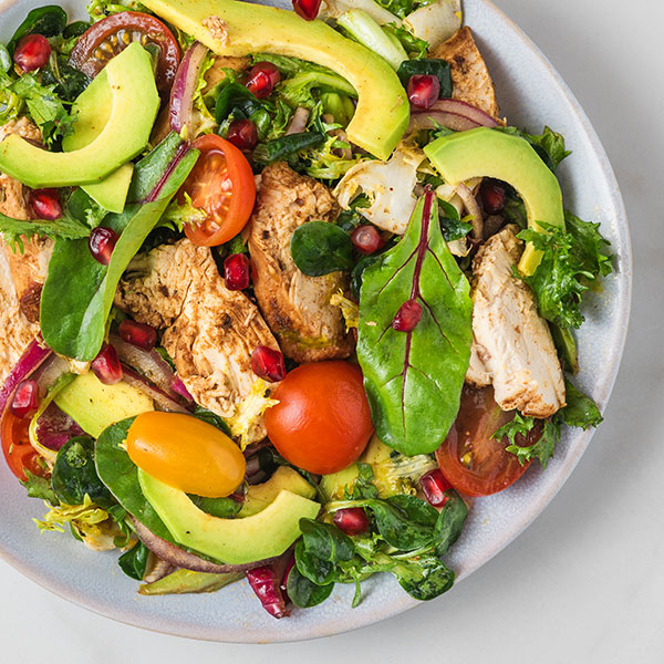 Grilled Chicken Salad with Honey Mustard Vinaigrette