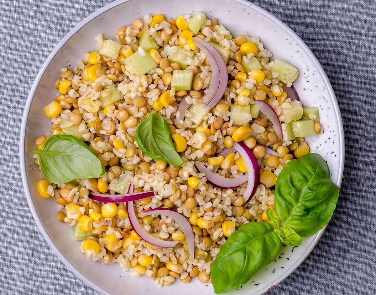 Sweet Corn and Barley Salad