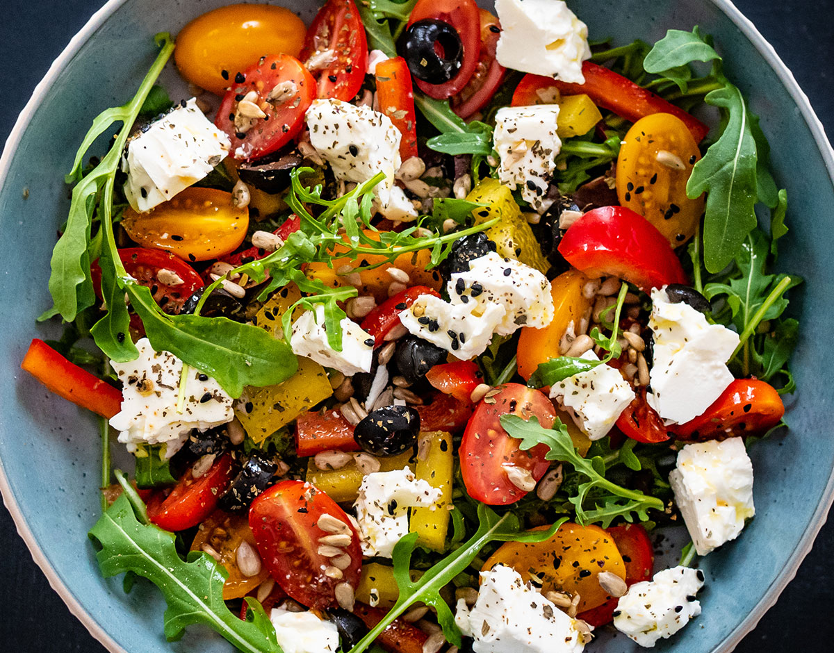 Summer Tomato Salad with Honey Vinaigrette