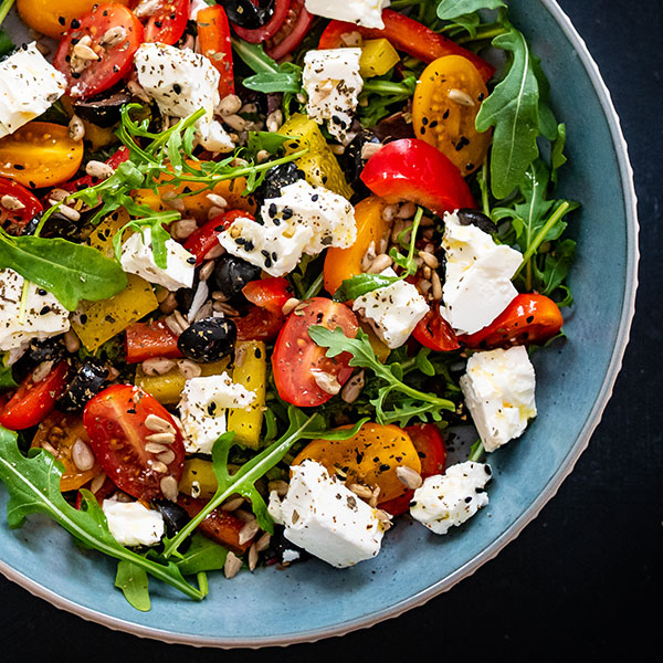 Summer Tomato Salad with Honey Vinaigrette