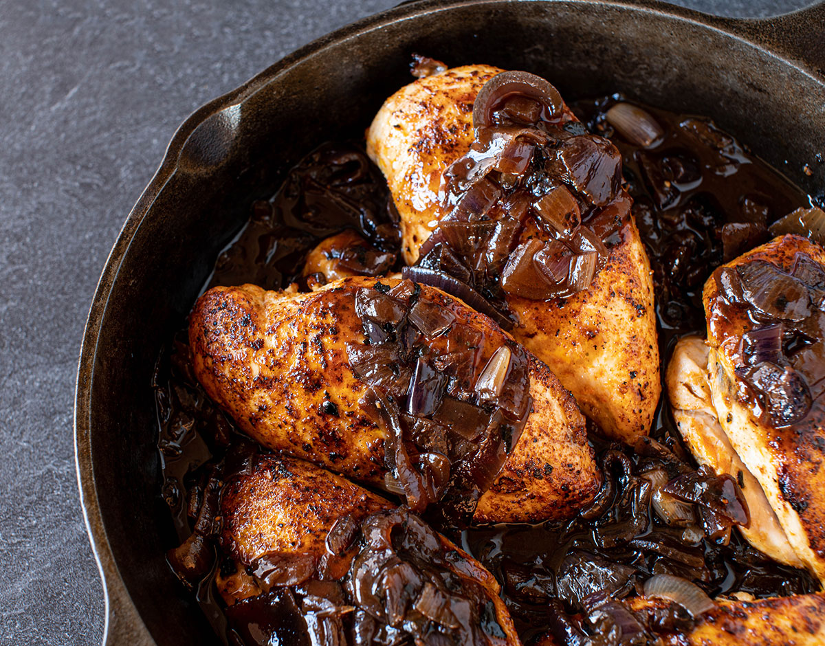 Chicken with Caramelized Onions