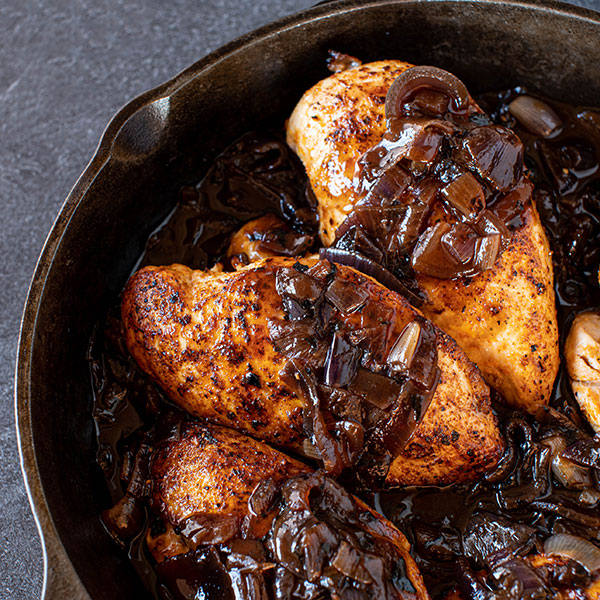 Chicken with Caramelized Onions