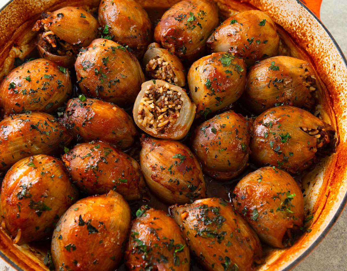 Turkish Stuffed Onions