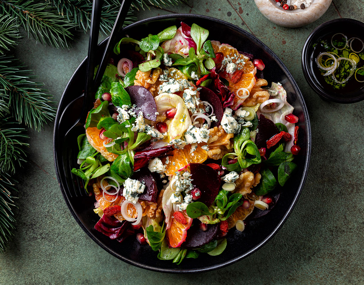 Winter Salad with Roasted Beets and Citrus