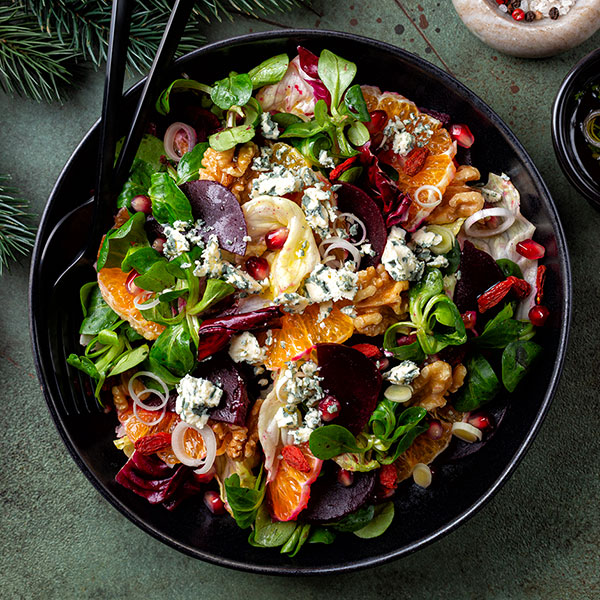 Winter Salad with Roasted Beets and Citrus