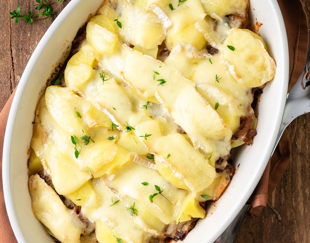 Tartiflette Recipe (Classic French Potato, Onion & Bacon Casserole)