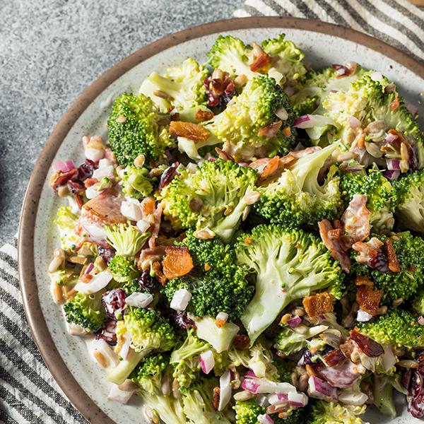 Healthier Broccoli Salad