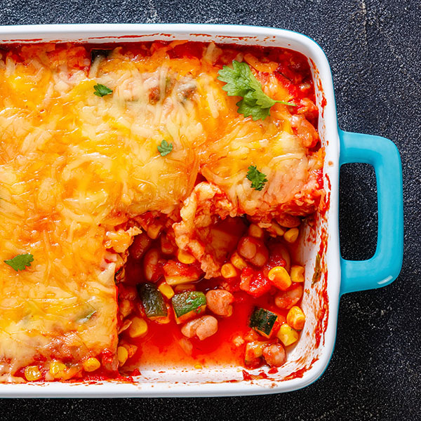 Vegetarian Enchilada Casserole