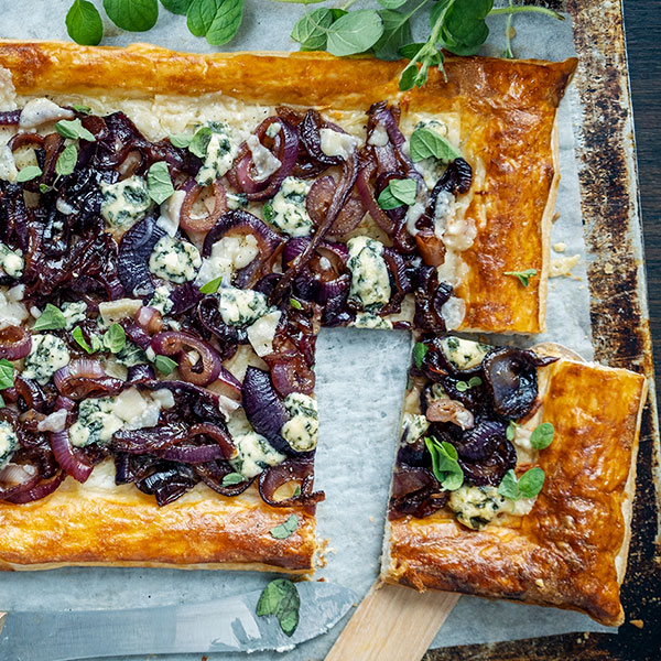 Caramelized Onion and Blue Cheese Tart