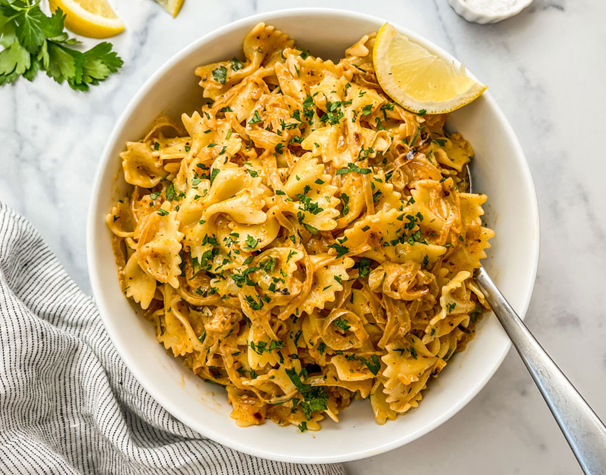 Caramelized Onion Pasta